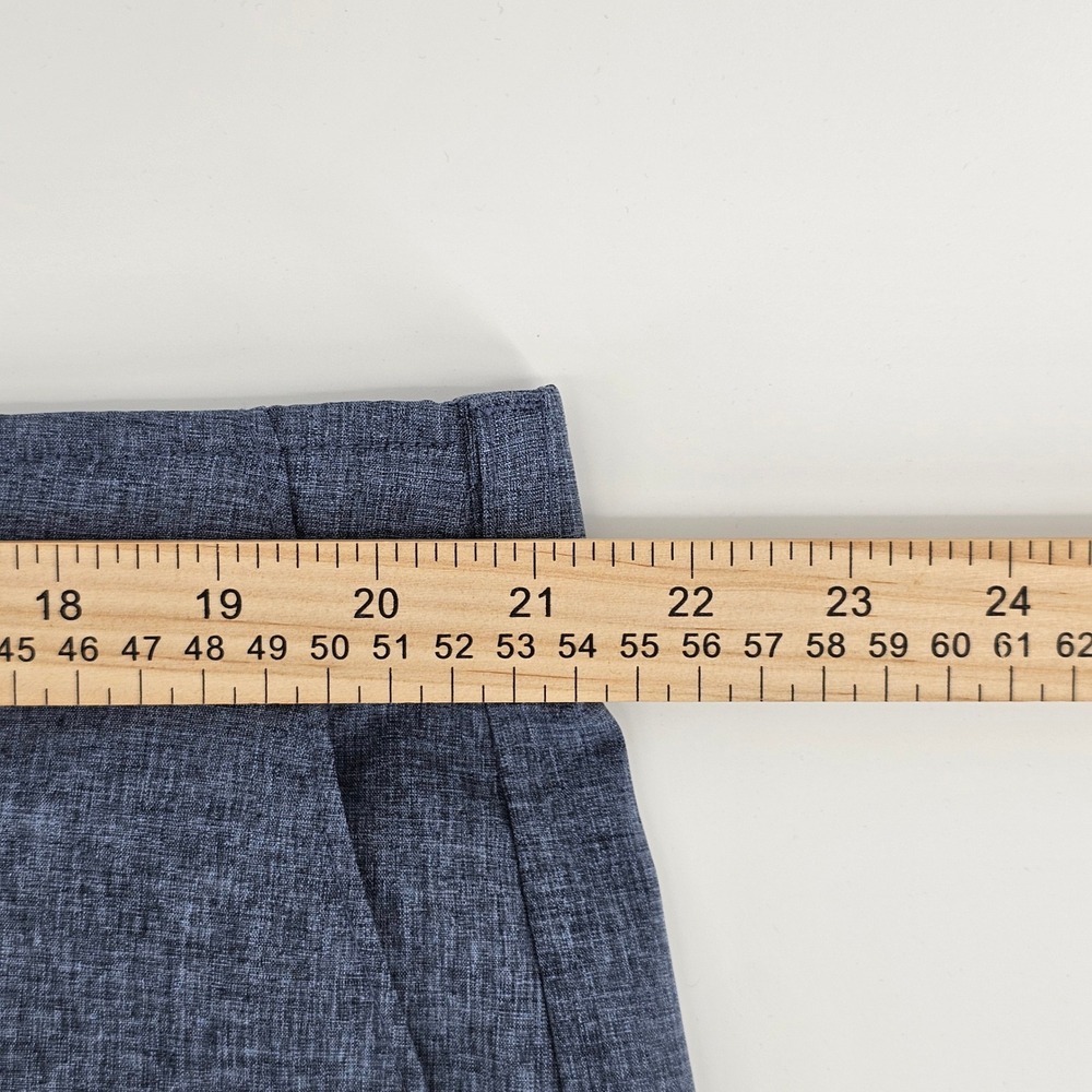 Ben Hogan Golf Shorts Mens 44 Blue Heather Performance Stretch Flat Front - Picture 5 of 7